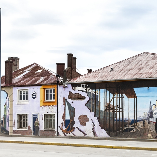 Punta Arenas Muurschildering