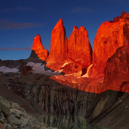 Torres del Paine, Sunrise
