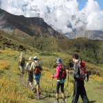 Berggebied rondom Pokhara