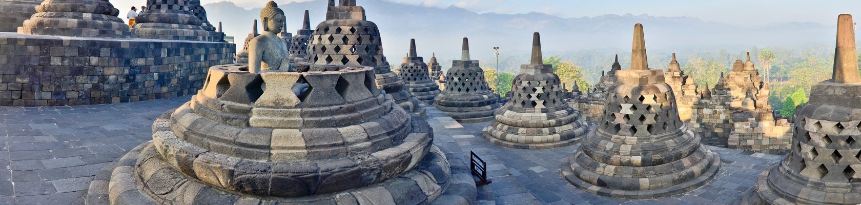 Bezoek aan de beroemde Borobudur tempels, Jogjakarta