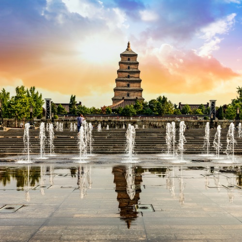 Pagode van de Grote Wilde Gans in Xi'An