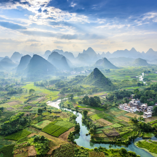 Landschappen rondom Guilin