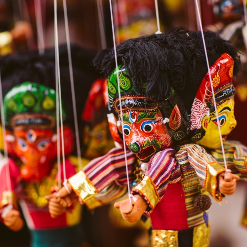 Nepalese traditionele poppen, Kathmandu