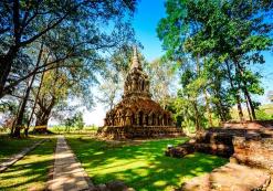 Oude Pagoda Tempel Chiang Sean