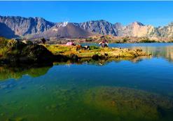 Kratermeer van Rinjani vulkaan