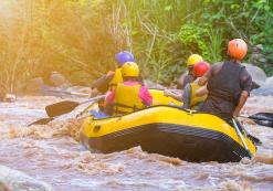 Raften in de Mae Taeng Rivier