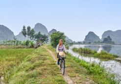 Op de fiets in Ninh Binh