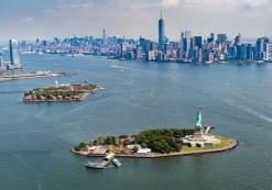 New York, Liberty Island en Ellis Island