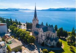 Kerk in de stad Bariloche