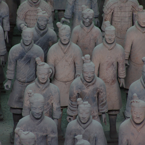 Terracottaleger Xi'an China