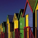 Strandhuisjes Zuid-Afrika
