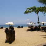 Strand Segara Village Sanur Indonesië 