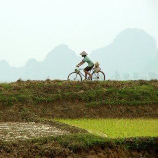 Fietser Vietnam