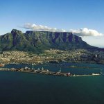 Overzicht Kaapstad Zuid-Afrika