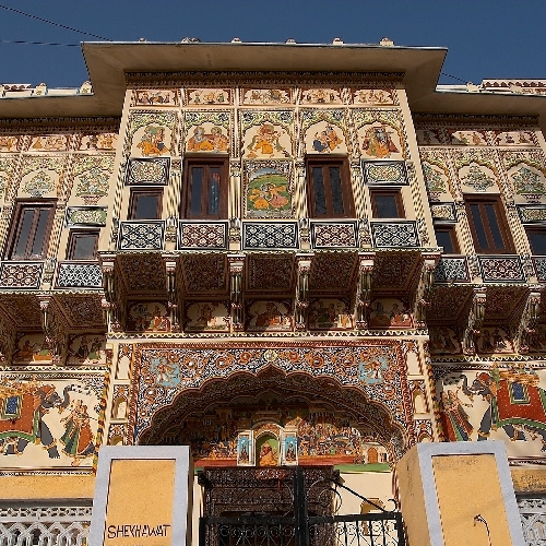 Haveli met muurschilderingen, Mandawa