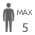 5 personen