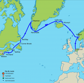 Trans-Atlantisch van Bosten naar Rotterdam
