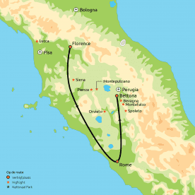 Ontdek Toscane, Umbrië & Rome