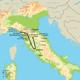 De Italiaanse Riviera, Toscane & Le Marche