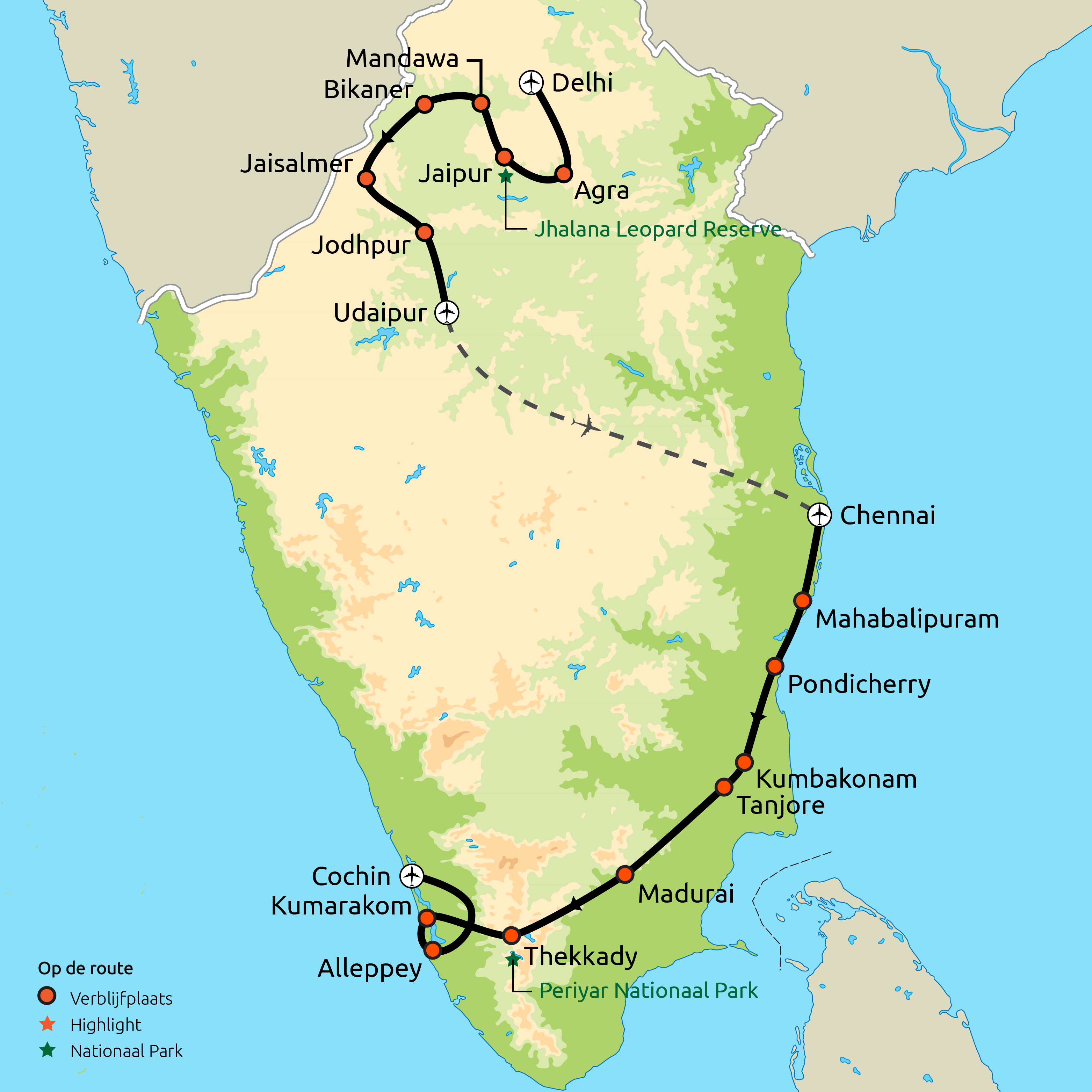 Grand Tour door India
