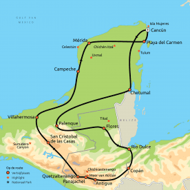 Groepsreis Mexico, Guatemala & Honduras