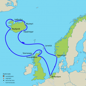 Cruise Shetland eilanden, IJsland en Schotland