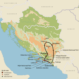 Hoogtepunten van Dalmati&euml; en Bosni&euml;-Herzegovina