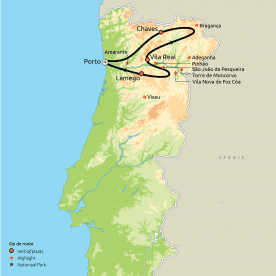 Privéreis De loop van de Douro in Portugal