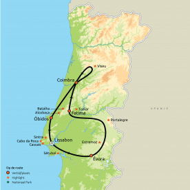Privéreis Rondje Midden-Portugal