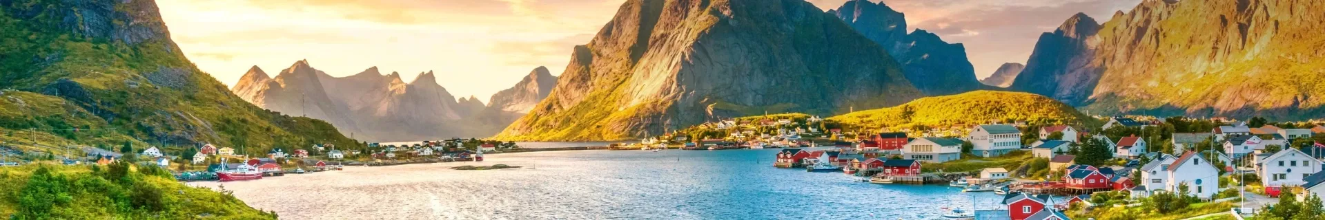 Vissersdorp Reine in Lofoten, Noorwegen