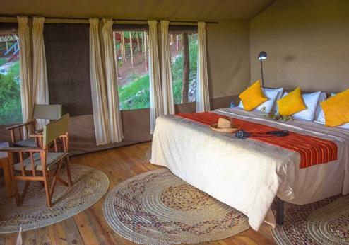 Sangaiwe Tented Lodge, kamer