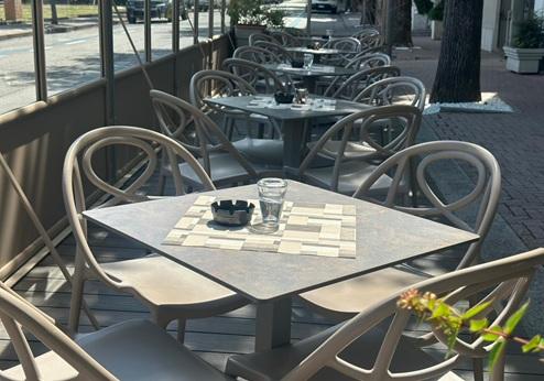 Hotel Piccadilly, terras