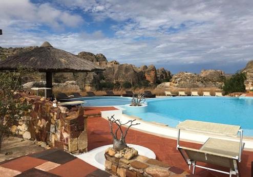 Isalo Rock Lodge, zwembad