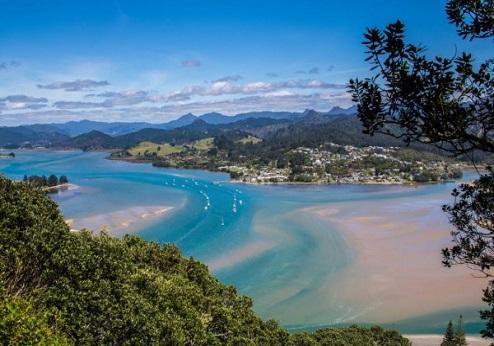 Pauanui Mountain uitzicht