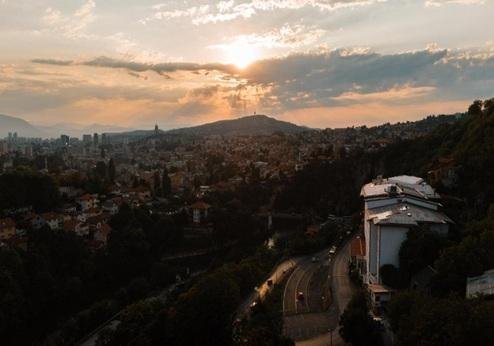 Hotel Saraj, uitzicht