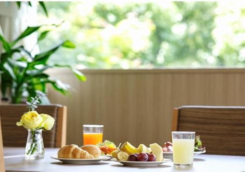 Okayama Koraku Hotel, ontbijt
