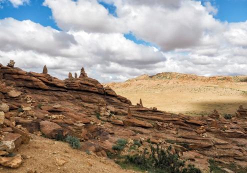 Erdene Ukhaa Tourist Ger Camp, omgeving Baga Gazariin Chuluu