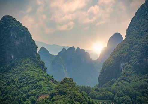 Yangshuo, gebergte
