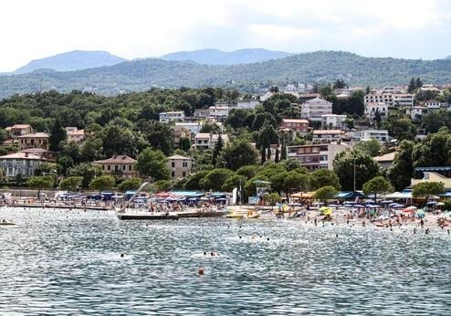 Hotel Lovran, strand