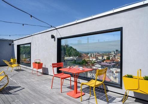Hotel BB Park Ljubljana, dakterras