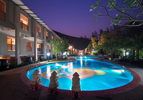 River Kwai Village Hotel, zwembad  