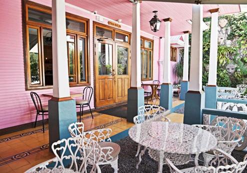 Fleur de Lys Hotel, terras