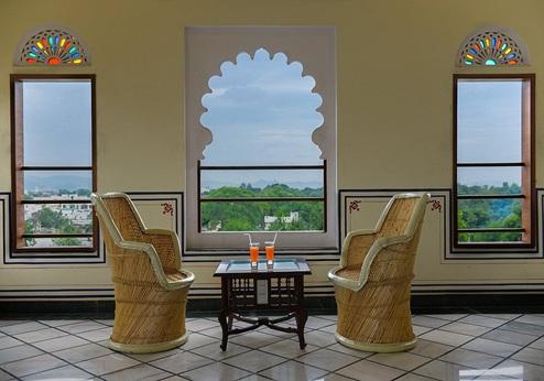 Aaram Mahal Udaipur, zithoek