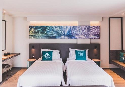 Cross Vibe Sukhumvit, twin kamer
