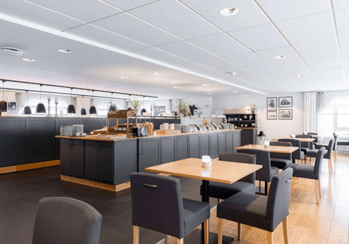 Scandic Bryggen, ontbijtzaal