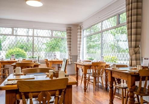 Riverside Guest House, ontbijtzaal