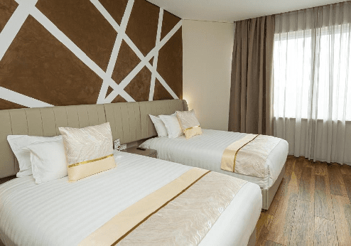 Sky Hotel, kamer