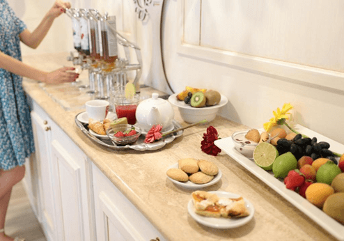 Hotel Castel Miramonti, ontbijt