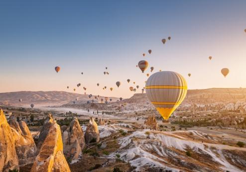 Ballonvaart in Cappadocië