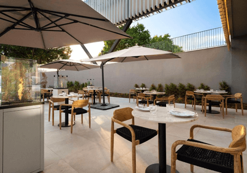 Hilton Garden Inn Evora Hotel, terras